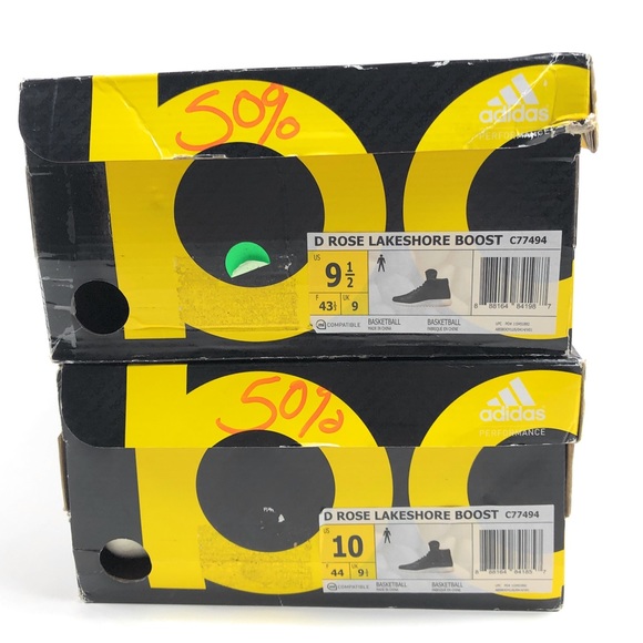 Adidas D Rose Lakeshore Boost Black Shoes C77494 - Picture 9 of 9